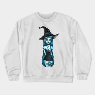 blue witch Crewneck Sweatshirt